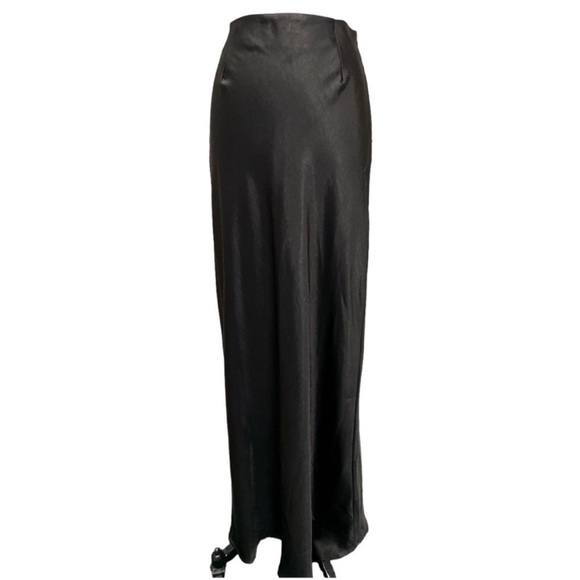 Nasty Gal Satine Black Maxi Skirt Size 2 New with Tags - Picture 2 of 5